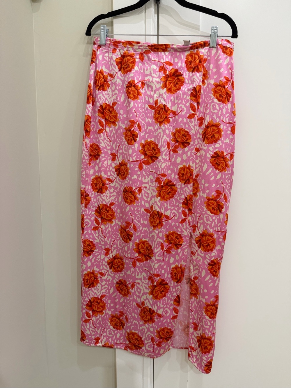 Satin Midi Skirt